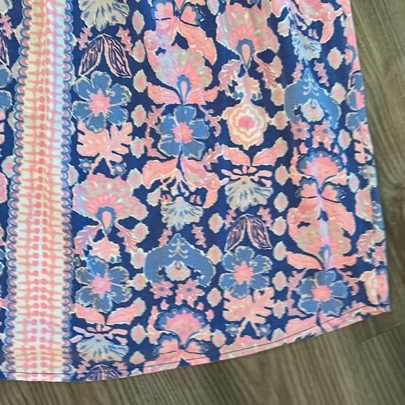 LILLY PULITZER WINDWARD DRESS IRIS BLUE WERK IT MARLOW SIZE XL EUC - Picture 6 of 8